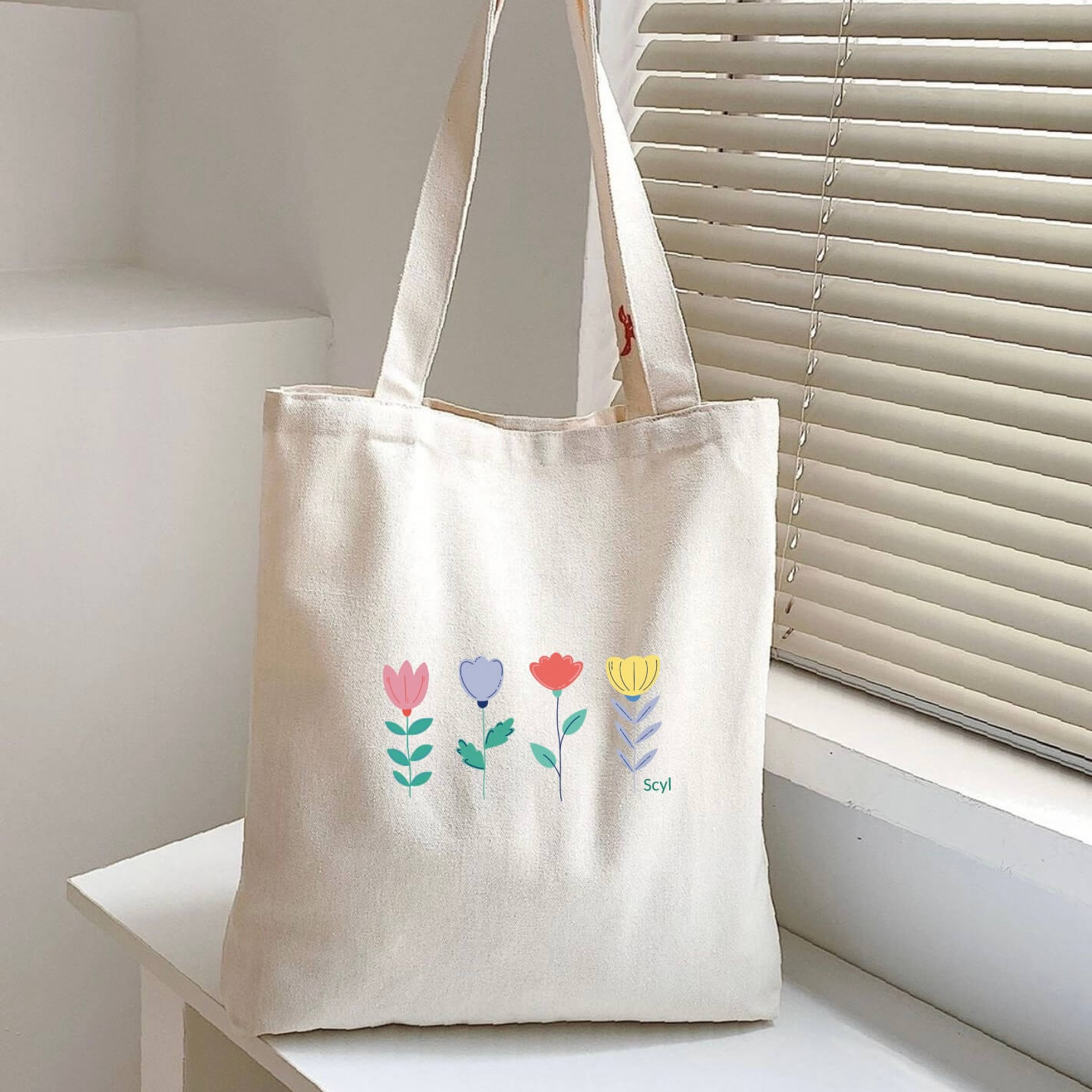 Floral Garden Tote Bag