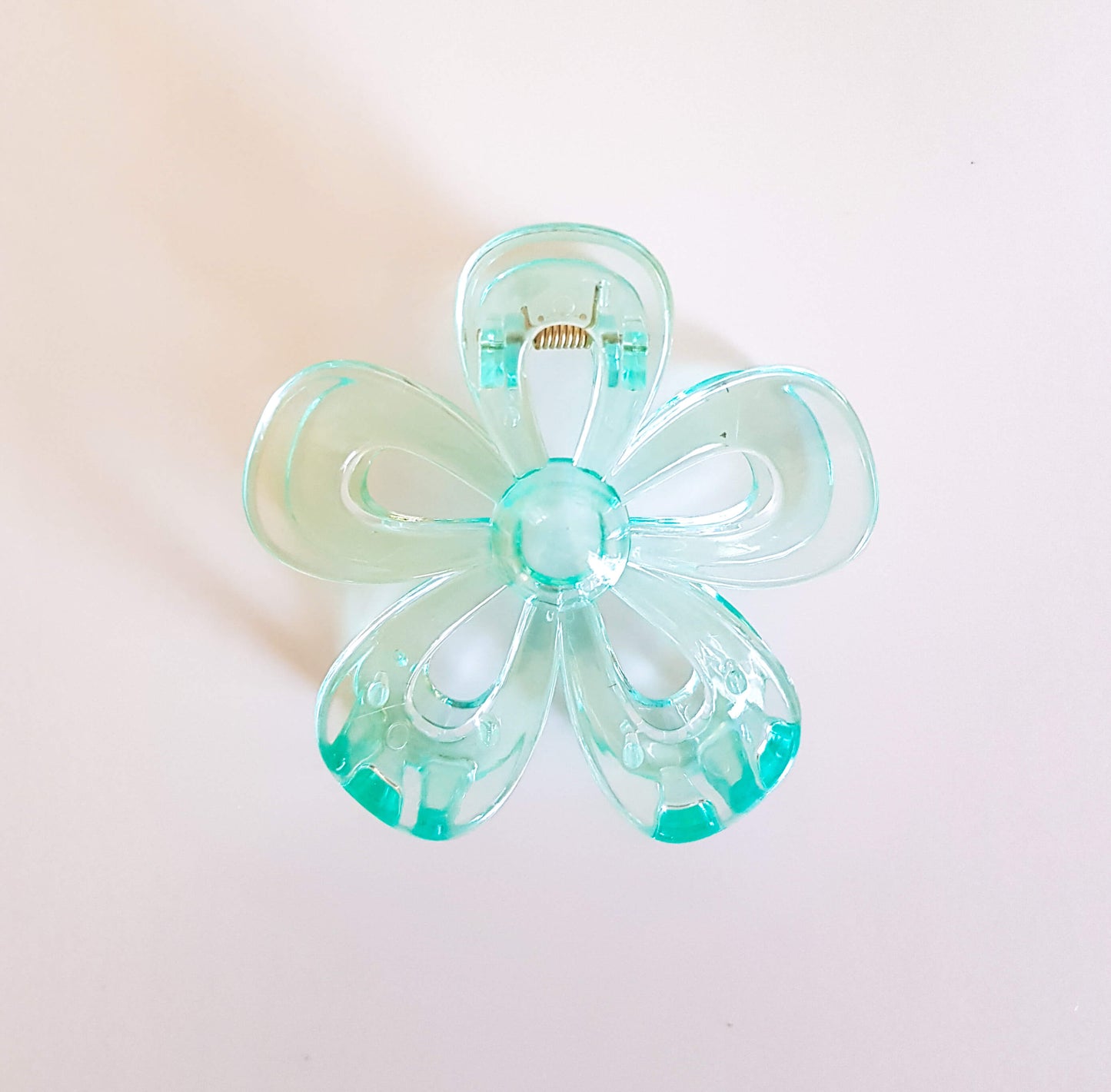 Flower Hair Clip - Green