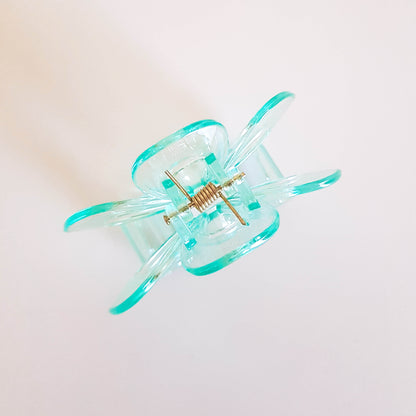 Flower Hair Clip - Green