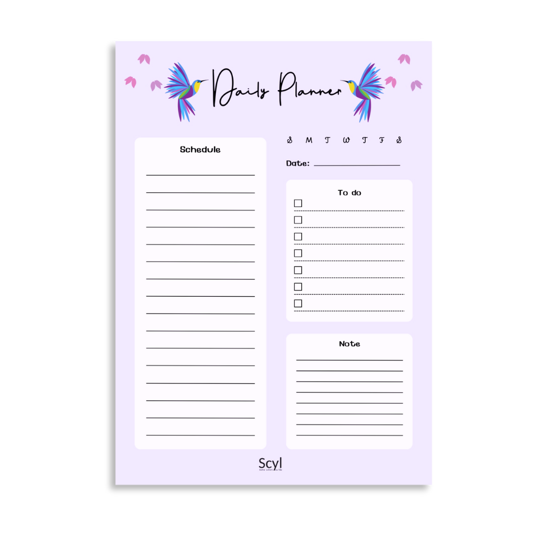 Free and Happy Daily Planner