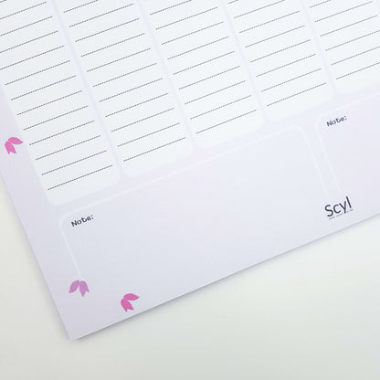 Free and Happy Weekly Planner