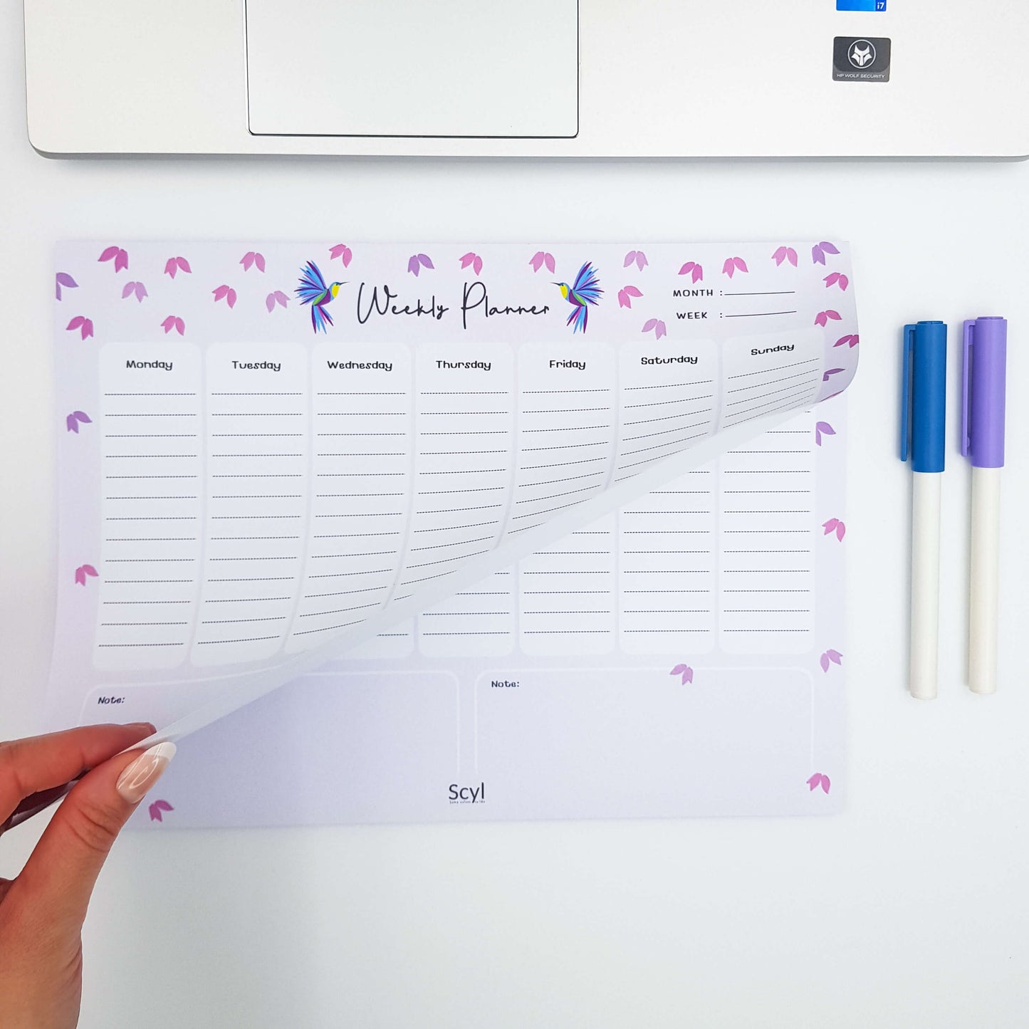Free and Happy Weekly Planner