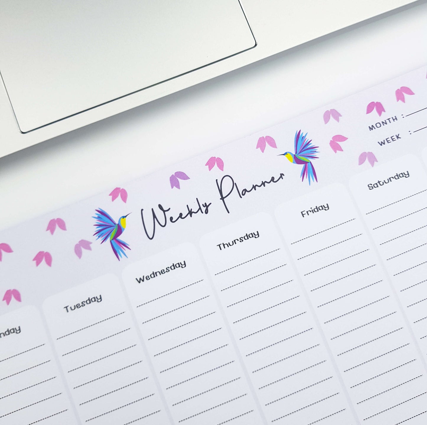 Free and Happy Weekly Planner