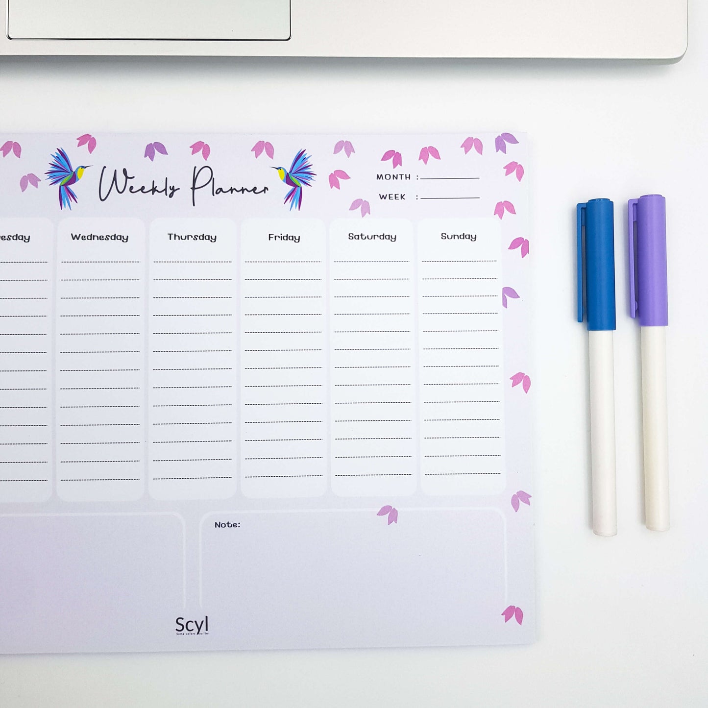 Free and Happy Weekly Planner