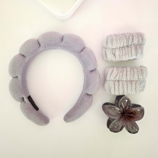 Grey Head Band Set