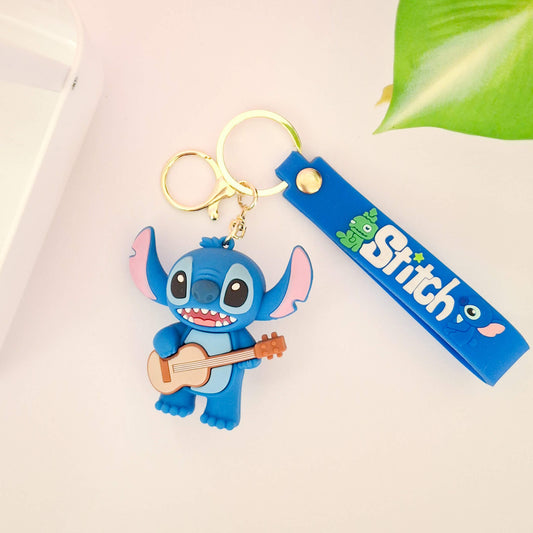 Guitar Stitch Keychain
