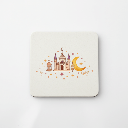 Hilal Ramadan Square Coaster