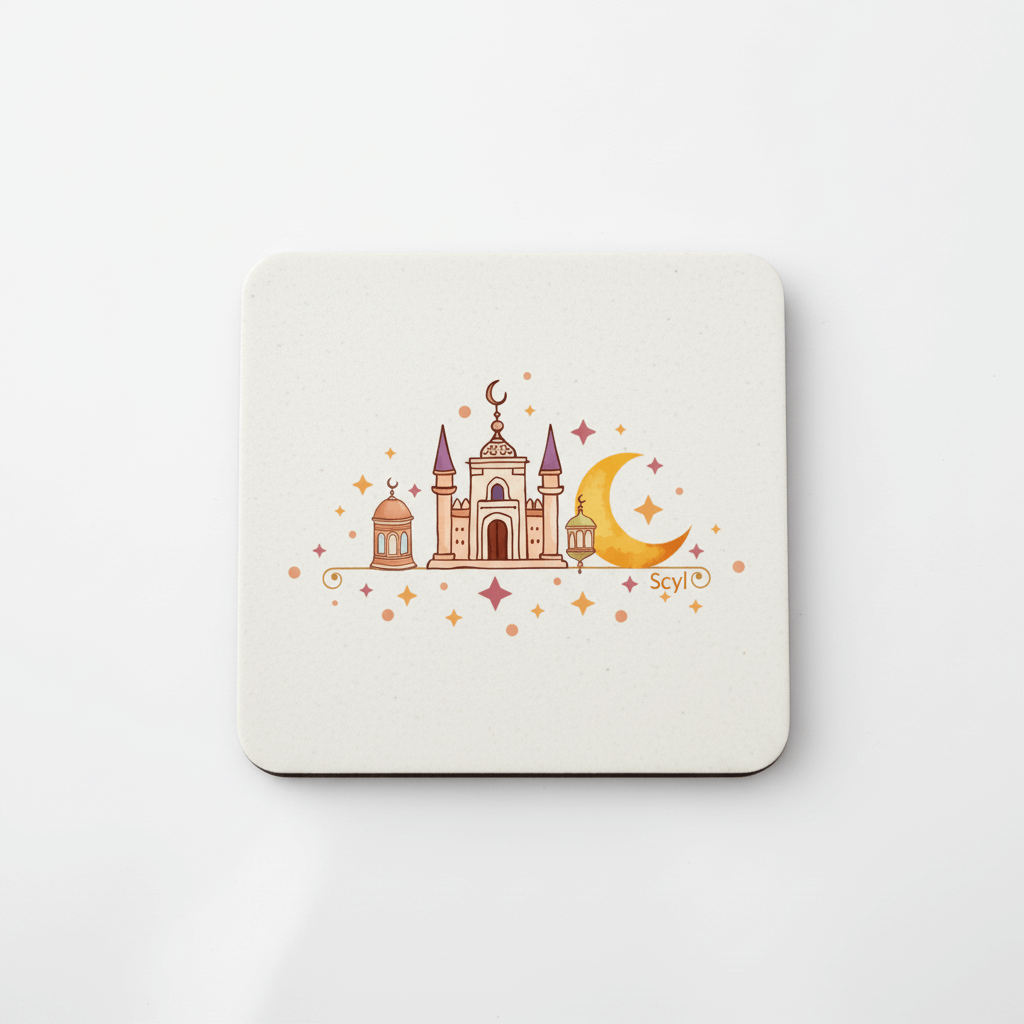 Hilal Ramadan Mug + Coaster