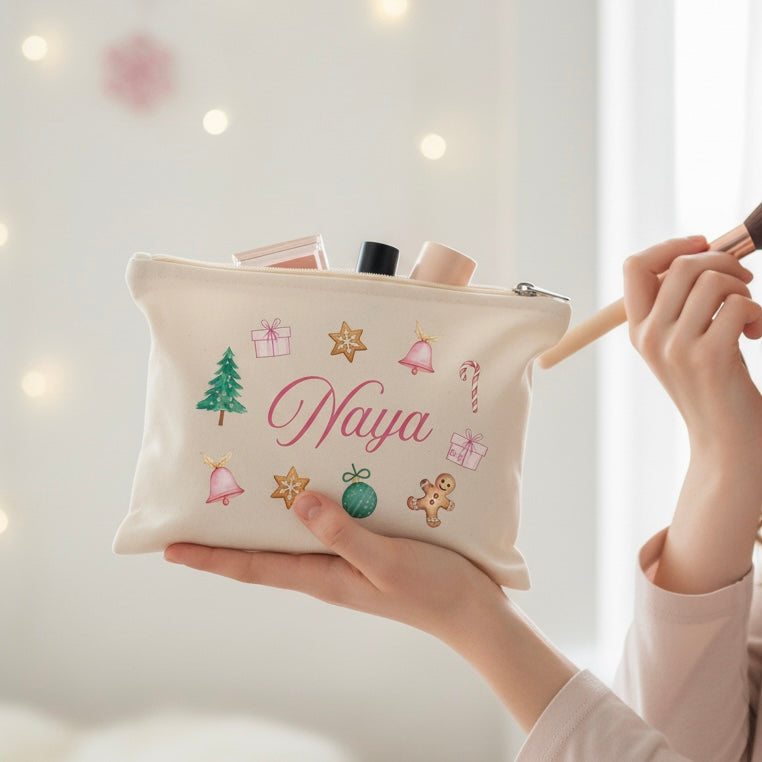 Holly Jolly Customized Pouch