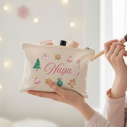 Holly Jolly Customized Pouch