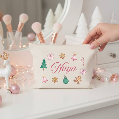 Holly Jolly Customized Pouch