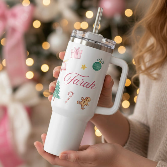 Holly Jolly Customized Tumbler