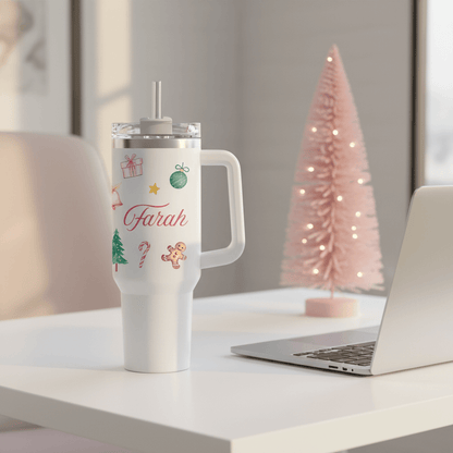 Holly Jolly Customized Tumbler