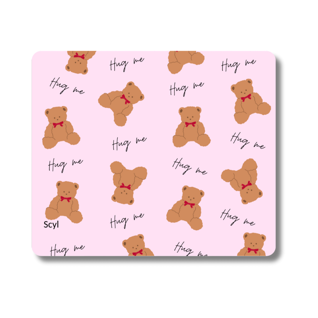 Hug Me Teddy Mouse Pad