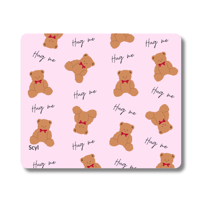 Hug Me Teddy Mouse Pad