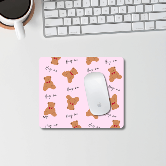 Hug Me Teddy Mouse Pad