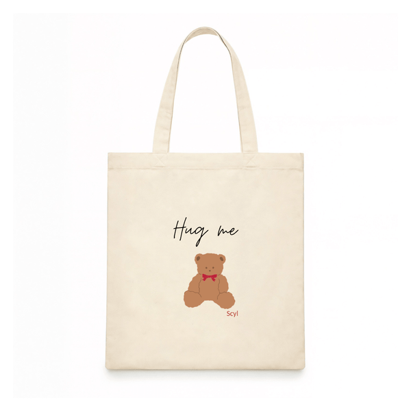 Hug Me Teddy Tote Bag