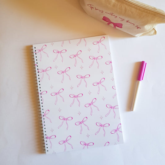 Infinite Bows University Notebook A4
