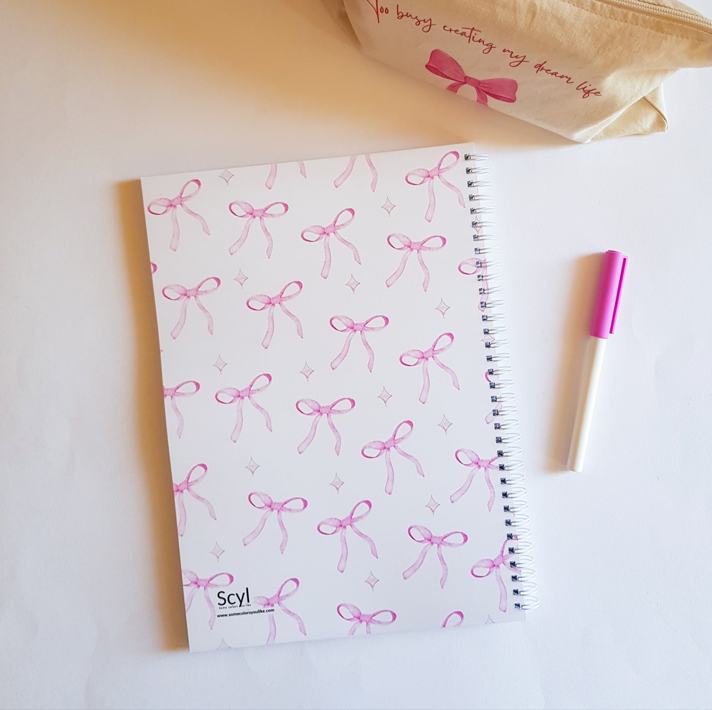 Infinite Bows University Notebook A4