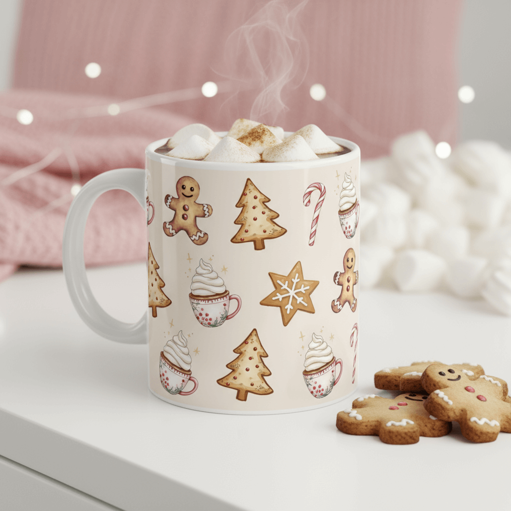 Jingle Bites Mug + Coaster
