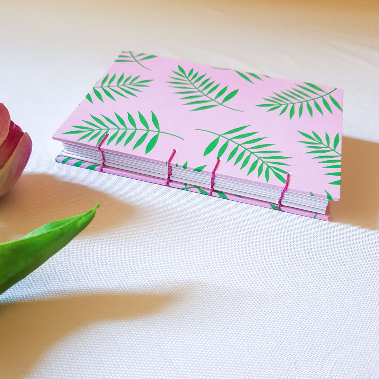 Leaves Pink Notebook