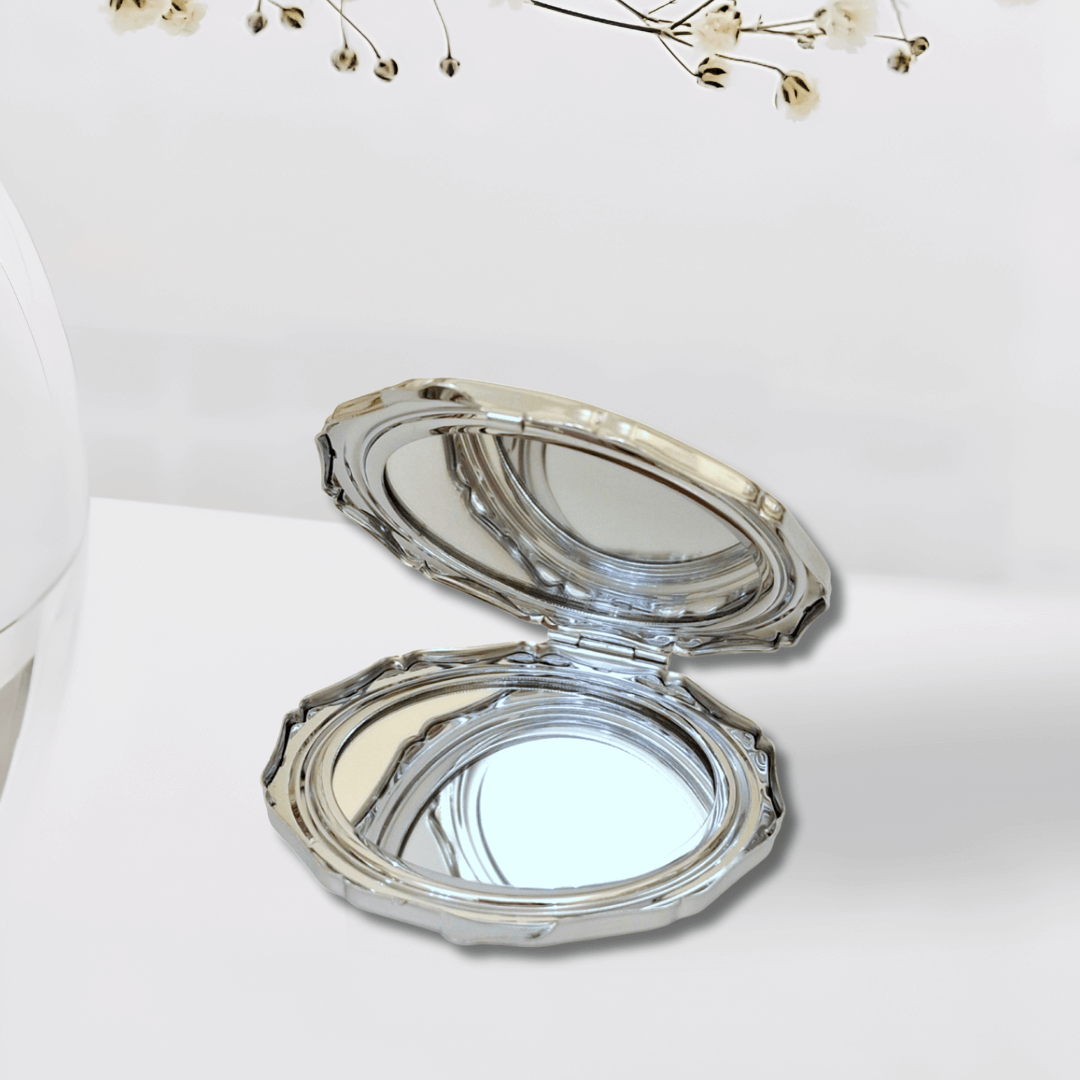 Shiny Flower Pattern Mirror