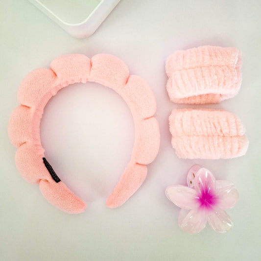 Pink Head Band Set