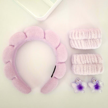 Purple Head Band Set