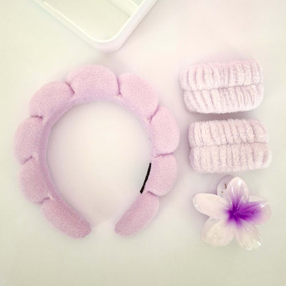 Purple Head Band Set