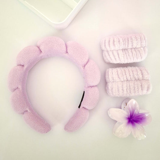 Purple Head Band Set