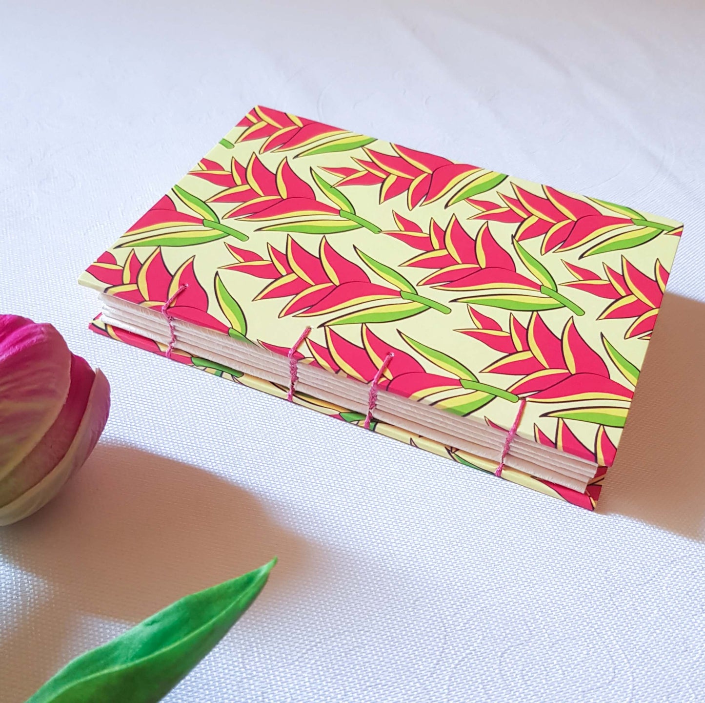 Red Heliconia Notebook