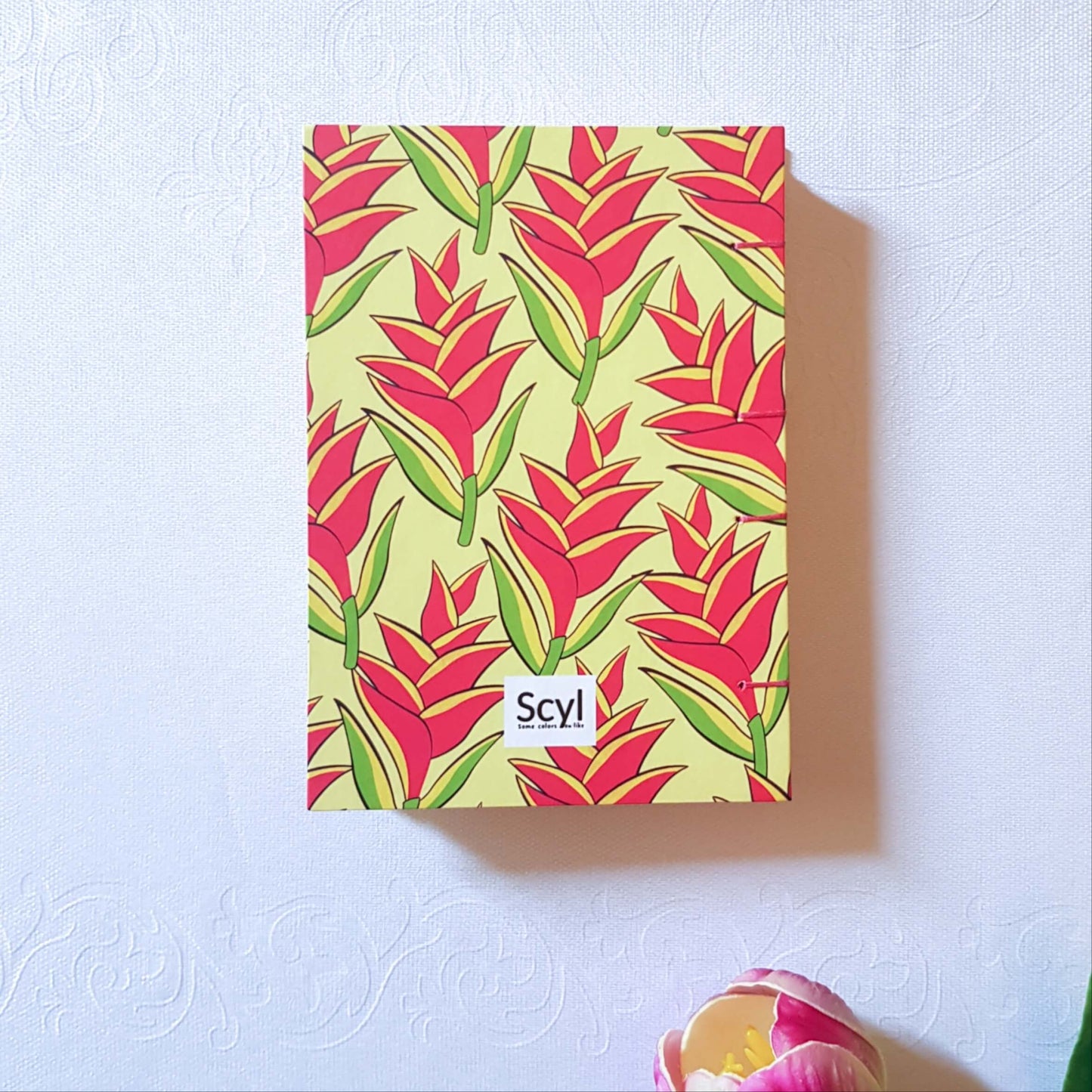 Red Heliconia Notebook