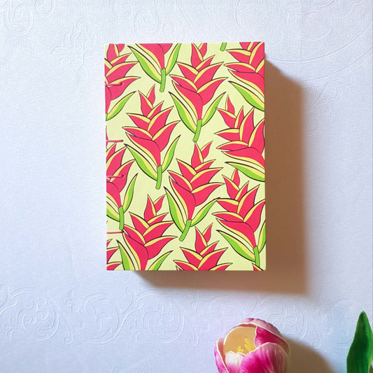 Red Heliconia Notebook