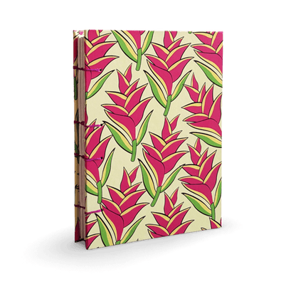 Red Heliconia Notebook