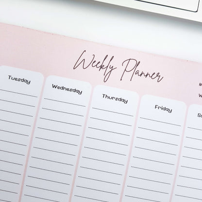 Red Rose Weekly Planner