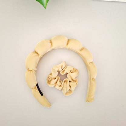 Satin Head Band + Scrunchie
