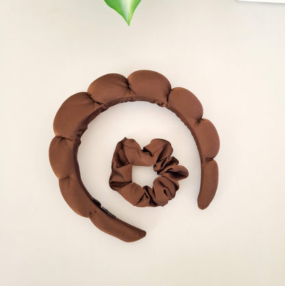 Satin Head Band + Scrunchie