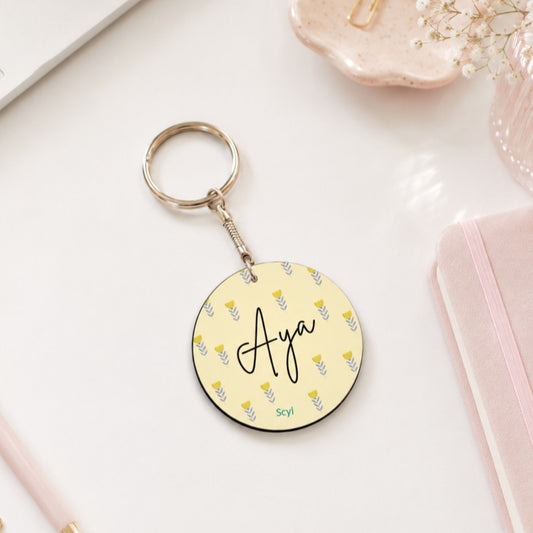 Shiny Flower Keychain