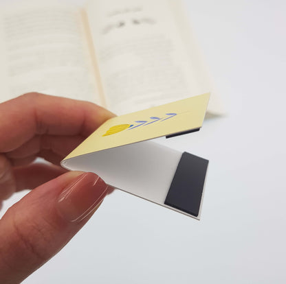 Shiny Flower Magnetic Bookmark