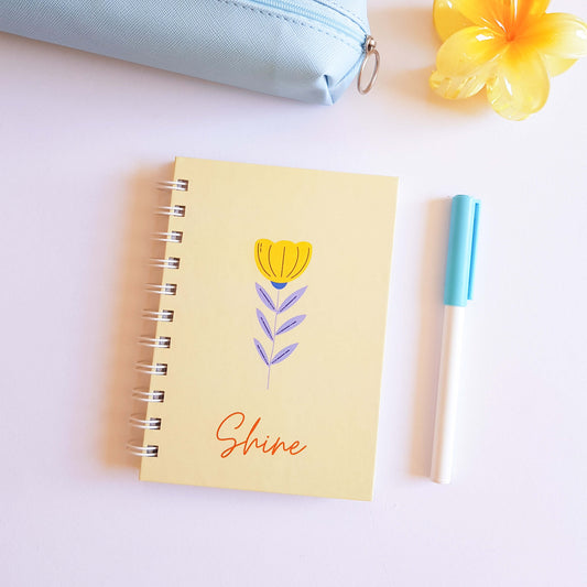 Shiny Flower Notebook
