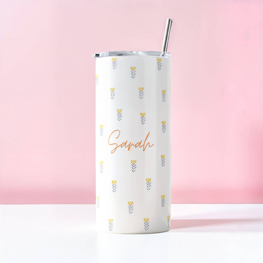 Shiny Flower Tumbler