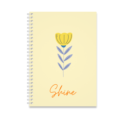 Shiny Flower University Notebook A4