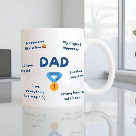 Super Dad Mug + Coaster