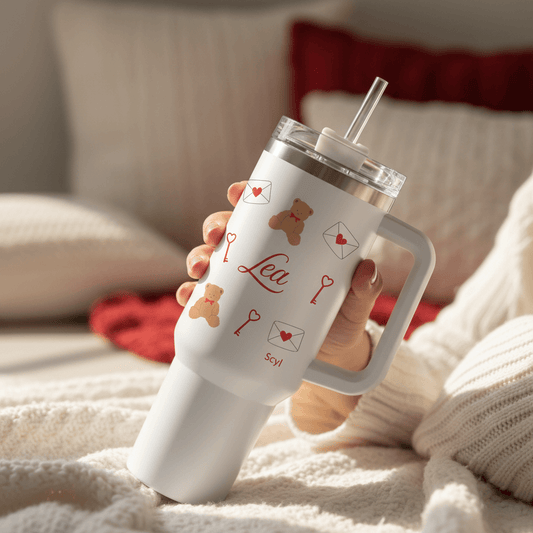 Teddy Love Travel Tumbler