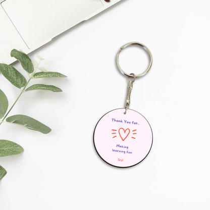 Thank You Teacher – Custom Keychain