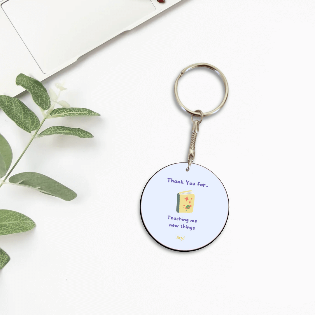 Thank You Teacher – Custom Keychain