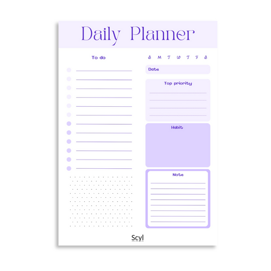 Violet Daily Planner
