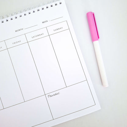 Floral Weekly Planner