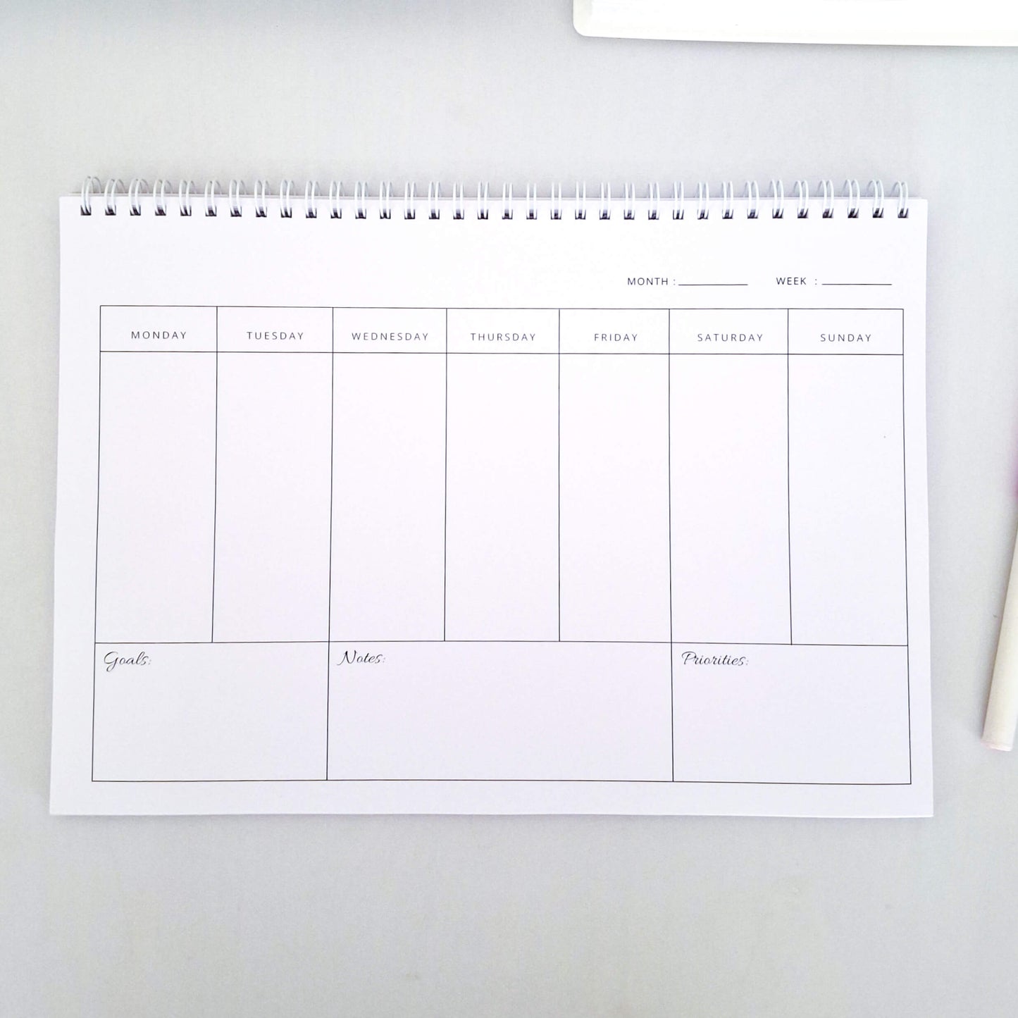 Floral Weekly Planner