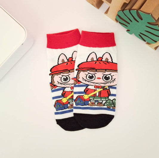 White Labubu Socks - Size 36-41